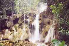 Waterfalls near Luang Prabang